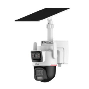 Cámara IP Panel Solar, lente dual 4MP y 3MP dual light con audio micro SD