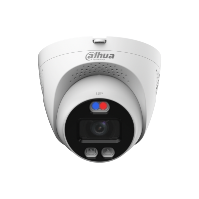 Cámara HDCVI domo 5MP Smart Dual Light con alarma y luces Semimetálica - Imagen 2