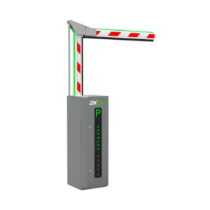 Barrera vehicular izquierda, alto desempeño, chasis con LED, brazo 3 m con LED, detector de masa-lazo IP65