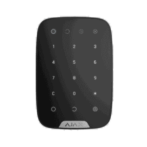 Teclado Táctil Inalámbrico Ajax KeyPad - Gestión de Armado y Desarmado Negro