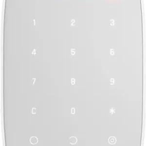 Teclado Táctil Inalámbrico Ajax KeyPad - Gestión de Armado y Desarmado Blanco