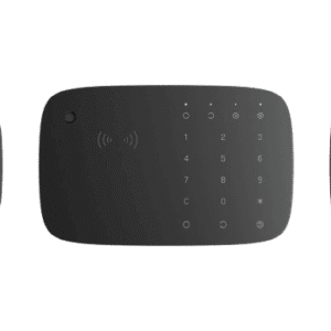 Teclado Inalámbrico Ajax KeyPad Combi - Con Sirena y Lector RFID Negro