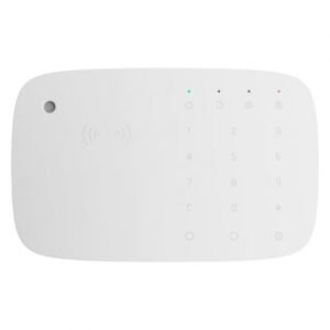 Teclado Inalámbrico Ajax KeyPad Combi - Con Sirena y Lector RFID Blanco