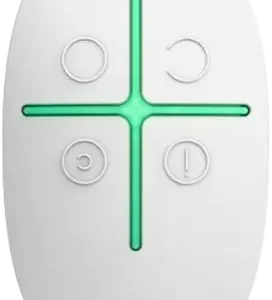 Control Remoto Ajax SpaceControl - Llavero con Botón de Pánico Blanco