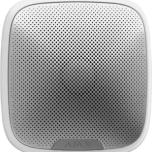 Sirena de Exterior Inalámbrica Ajax StreetSiren - 113dB y Alerta Visual Blanco