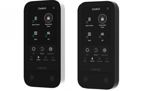 Teclado con Pantalla Táctil Ajax KeyPad TouchScreen - Gestión del Sistema