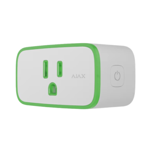 Enchufe Inteligente tipo B Ajax Socket - Monitor de Consumo y Control Remoto Blanco