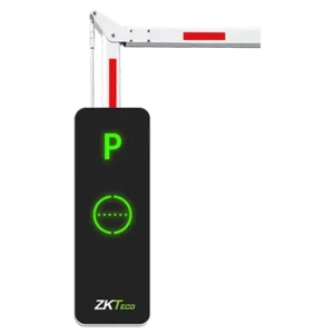 Barrera vehicular derecha, alto desempeño, brazo 3 m, motor DC gabinete iluminado IP54 interior, módulo wifi, compatible con app ZKBARRIER no incluye accesorios