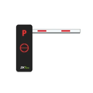 Barrera vehicular izquierda, alto desempeño, brazo 6 m, motor DC gabinete iluminado IP54 interior, módulo wifi, compatible con app ZKBARRIER no incluye accesorios
