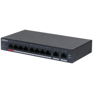 Switch PoE+ Dahua 8 Puertos Gigabit - Puerto Hi-PoE 60W (Total 96W)