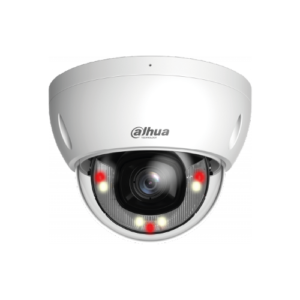 Cámara IP domo 4MP, Dual light con IA IR 30m