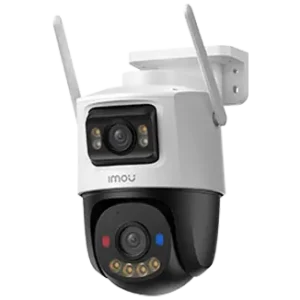 Cámara IP Wi-Fi DUAL 3MP Fijo 5MP PT IMOU Cruiser dual 2 Full Color con alarma y luces disuasorias