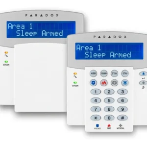 Teclado LCD Cableado Paradox de 32 Zonas - Pantalla de Alta Visibilidad