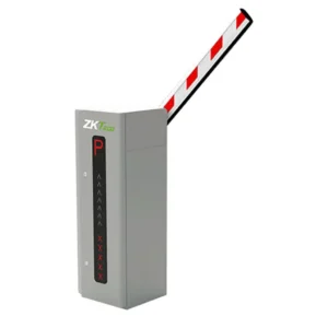 Barrera vehicular derecha, alto desempeño, chasis con LED, brazo 6 m con LED, detector de masa-lazo IP65