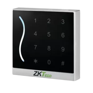 Lector de tarjetas EM 125KHz IP65 Blanco RS485 con teclado LED