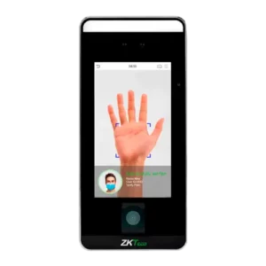 Terminal de control de acceso, tiempo y asistencia 6000 rostros 3000 palmas 10.000 Lector QR