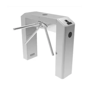 Torniquete bidireccional sencillo con INBIO460PRO 2 lectores FR1500 colector de tarjeta a la salida