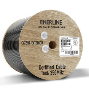 Cable UTP Categoría 5e 100% cobre para exterior 300m