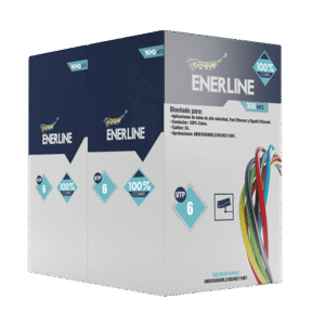 Cable UTP Categoría 6 100% cobre 300m