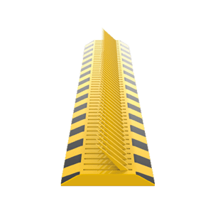 Poncha llantas medidas L=2500 mm W=550 mm H=85 mm incluye 2 controles remotos 1 estación de pulsador