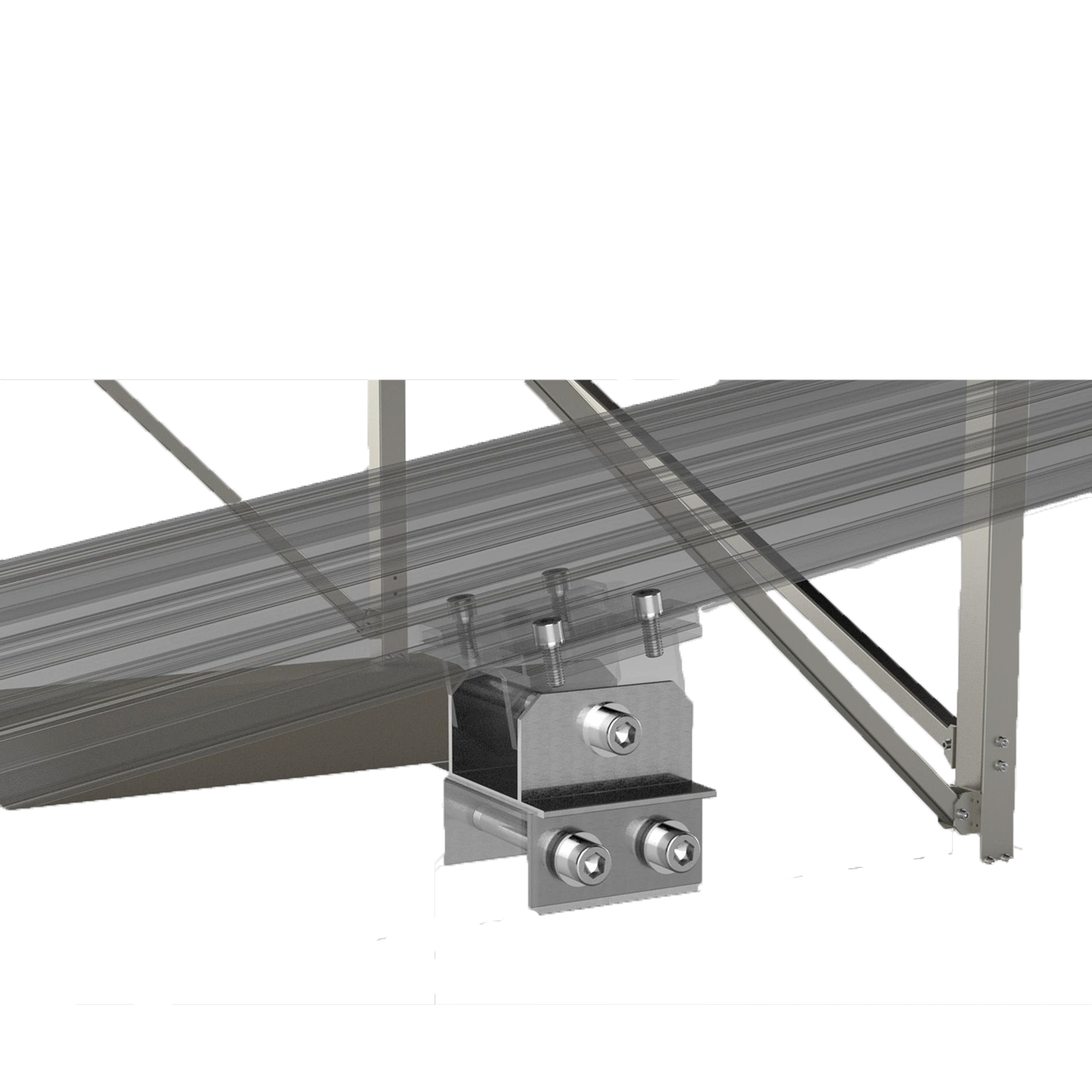ALURACK ESTRUCTURA ACCESORIO DE ENSAMBLE, vista frontal