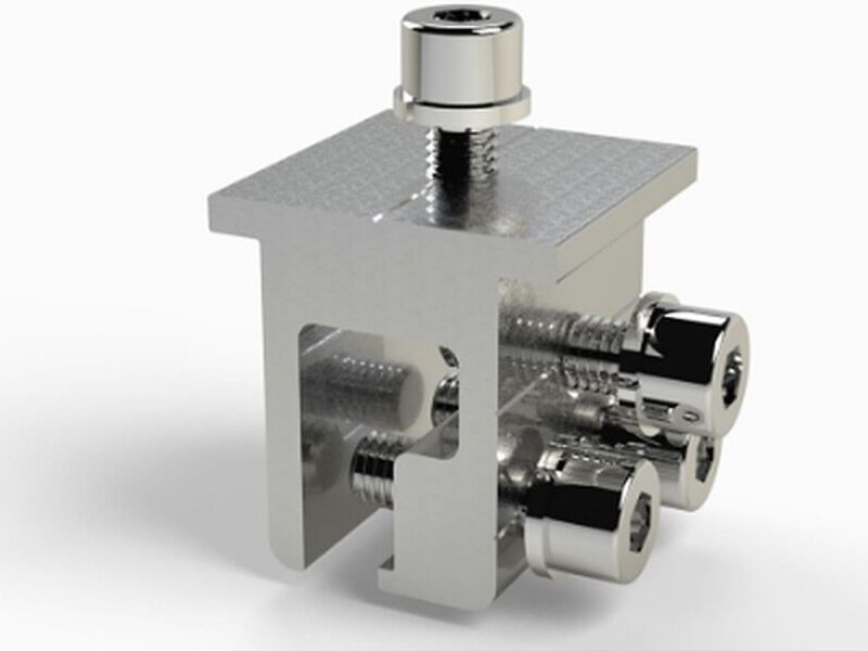 ALURACK ESTRUCTURA GCLAMP PESTANA ANCHA, vista frontal