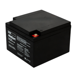 Batería AGM sellada plomo-ácido 12V 26Ah Netion de 26 Ah, vista frontal