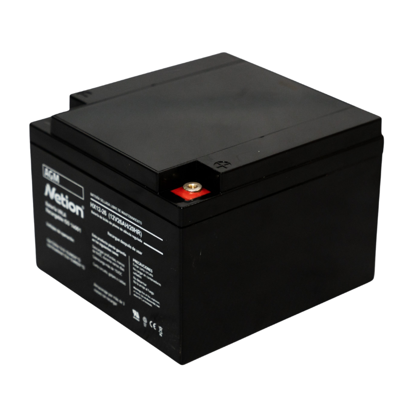 Batería AGM sellada plomo-ácido 12V 35Ah Netion de 35 Ah, vista frontal