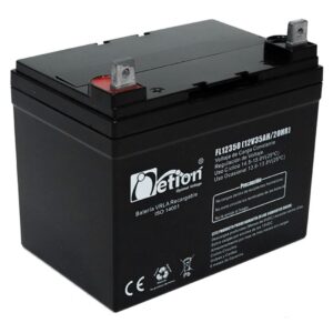 Batería Ciclo profundo AGM 12V 35Ah Netion de 35 Ah, vista frontal