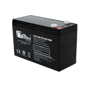 Batería Ciclo profundo AGM 12V 7.5Ah Netion de 7.5 Ah, vista frontal