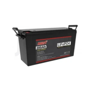 Batería de litio LiFePO4 200Ah 25.6V Must de 200 Ah, vista frontal
