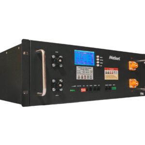 Batería de litio LiFePO4 25.6V 100Ah (tipo rack) Netion de 100 Ah, vista frontal