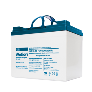 Batería Gel 12V 35Ah Netion de 35 Ah, vista frontal