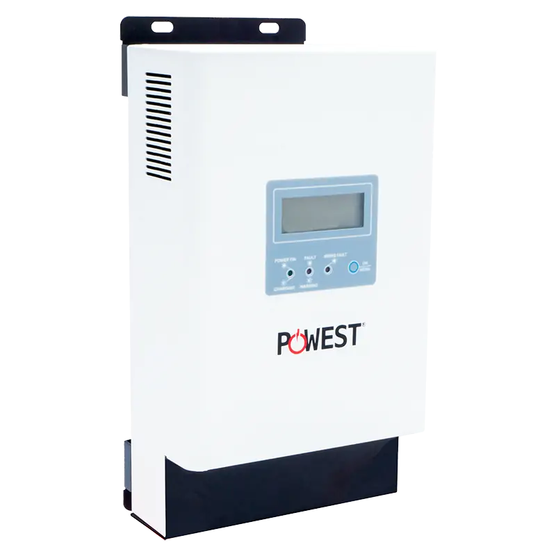 Controlador de cargador solar MPPT Powest 3kW de 3 kW, vista lateral