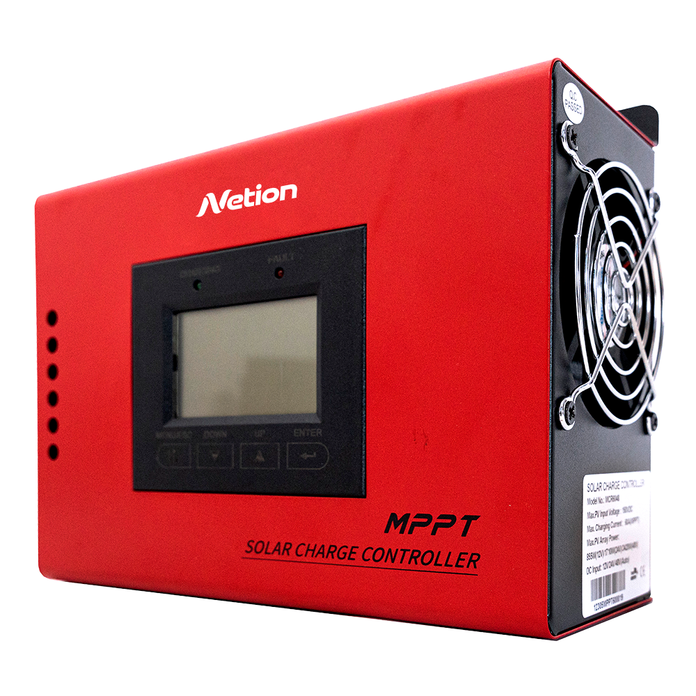 Controlador solar MPPT 30A Netion de 30 A, vista frontal