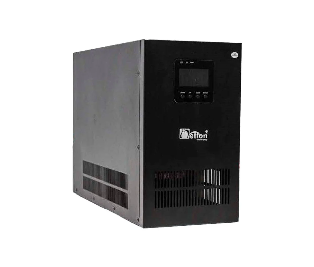 Inversor DC-AC + cargador 1500W · 24 VDC Netion de 1,5 kW, vista frontal