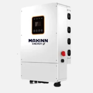 Inversor híbrido de fase dividida con cargador AC 12000W · 48V Maxinn Energy de 12 kW, vista frontal