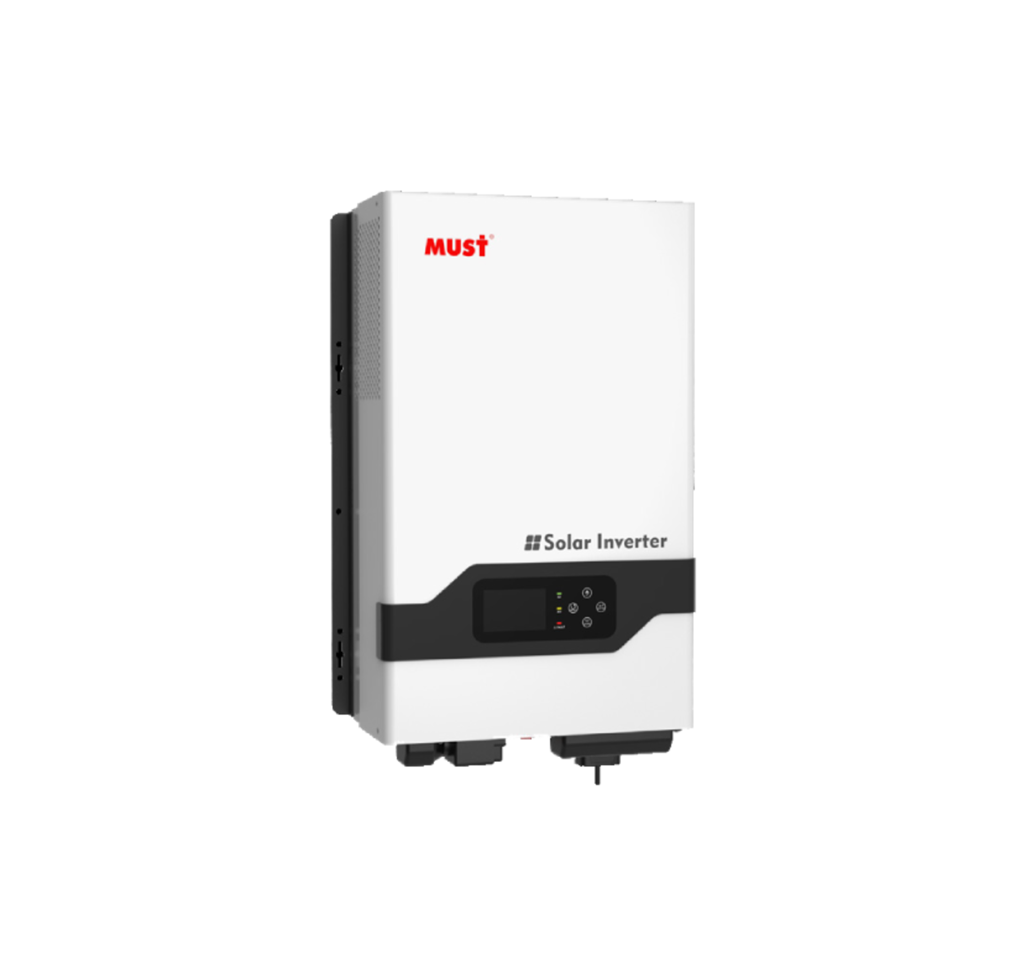 Inversor híbrido off-grid bifásico 4kW PV33-4048 TLV Must de 4 kW, vista posterior