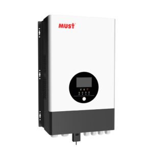 Inversor híbrido off-grid bifásico 8kW PV39-8048 TLV Must de 8 kW, vista frontal