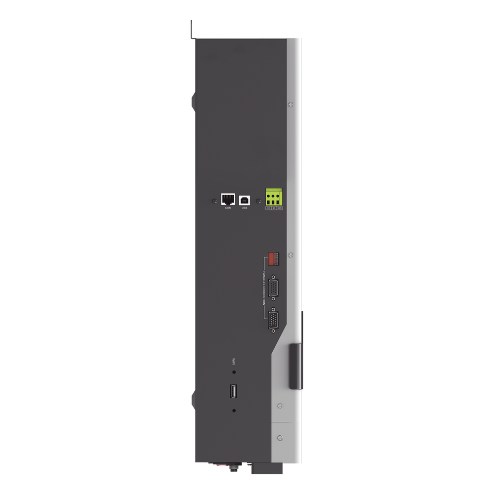 Inversor híbrido off-grid monofásico 1kW PV18-1012 LV Must de 1 kW, vista lateral