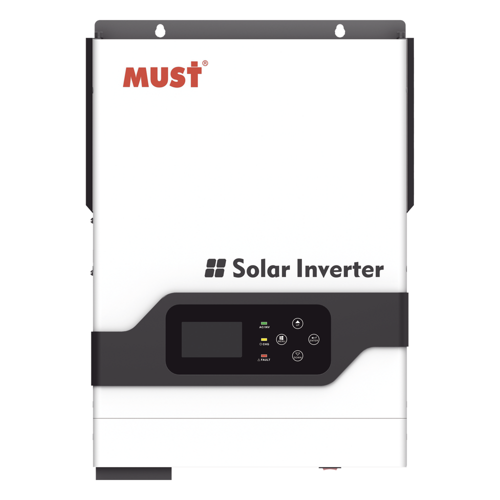 Inversor híbrido off-grid monofásico 2kW PV18-2024 LV Must de 2 kW, vista lateral