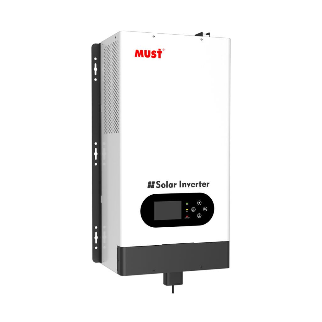 Inversor híbrido off-grid monofásico 3kW PV29-3048-LHP Must de 3 kW, vista posterior