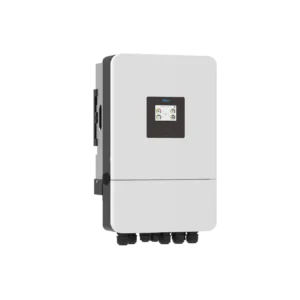 Inversor híbrido on-grid bifásico 12kW SUN-12K-SG05LP2-US-SM3 Deye de 12 kW, vista frontal