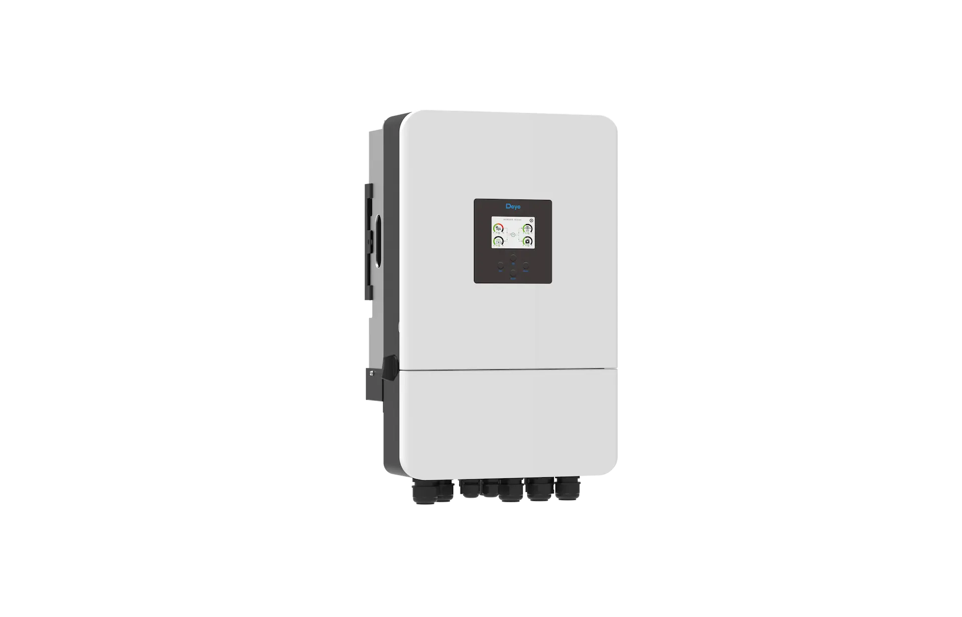 Inversor híbrido on-grid bifásico 12kW SUN-12K-SG05LP2-US-SM3 Deye de 12 kW, vista frontal