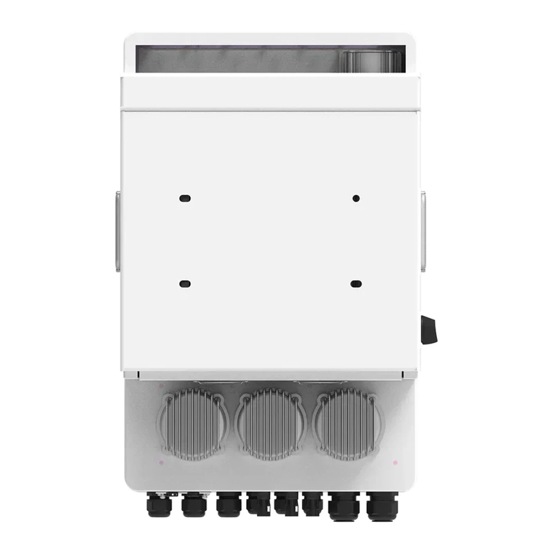 Inversor on-grid bifásico 10kW HNS10000TL Deye de 10 kW, vista posterior