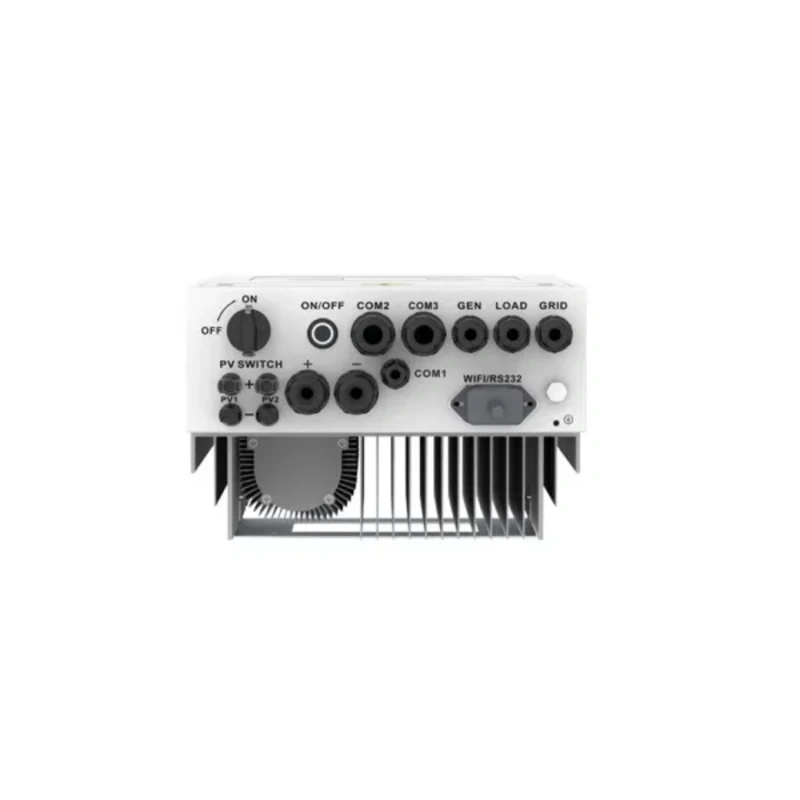 Inversor on-grid bifásico 10kW HNS10000TL Deye de 10 kW, vista frontal