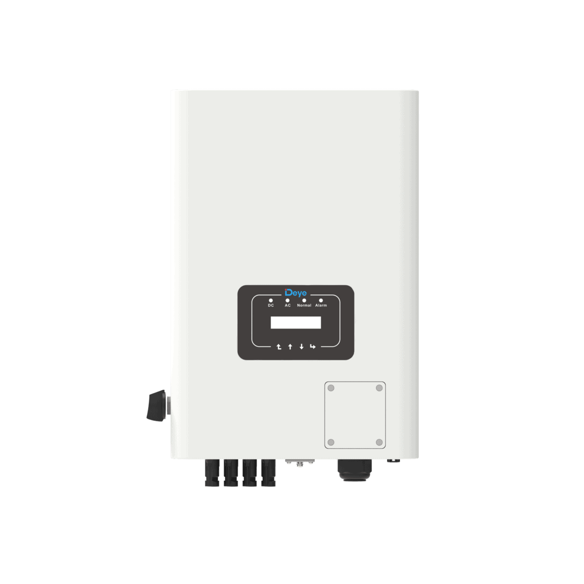 Inversor on-grid trifásico 10kW SUN-10K-G05-LV Deye de 10 kW, vista lateral