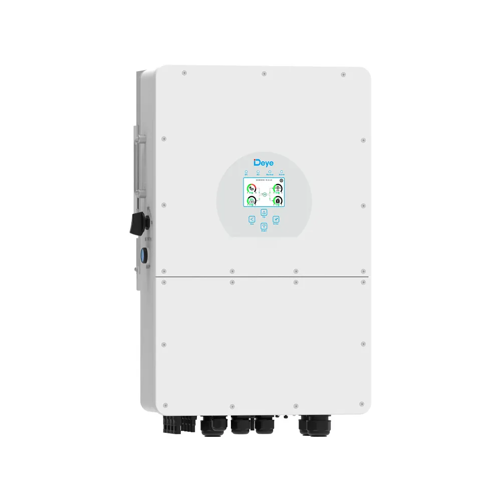 Inversor on-grid trifásico 20kW GT3-20KL-T Deye de 20 kW, vista posterior