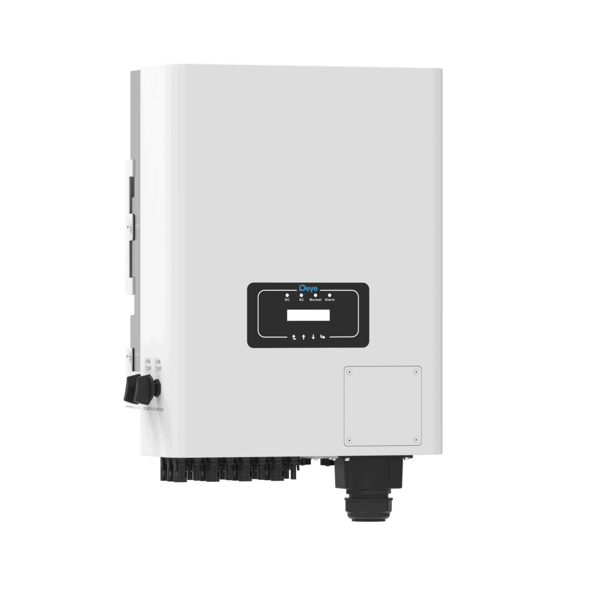 Inversor on-grid trifásico 30kW SUN-30K-G04P3-EU-CM4-LV Deye de 30 kW, vista frontal