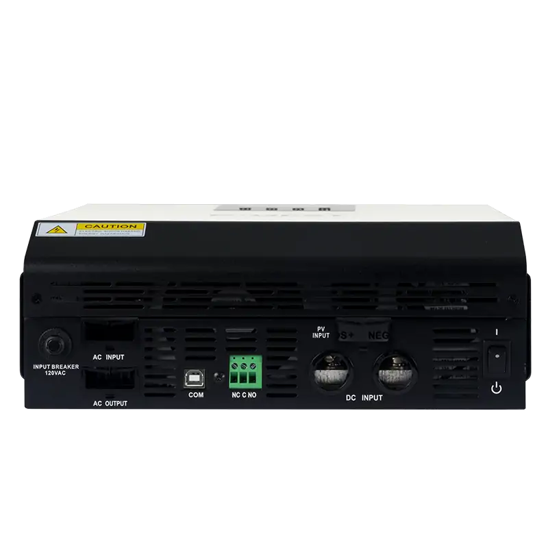 Inversor solar All in One 1kVA on-grid Powest de 1 kW, vista posterior